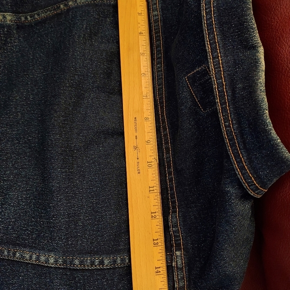 Classic American C'EST C'T TOI Jeans USA 🇺🇸 XL Dark Denim Jean Jacket vintage - Picture 9 of 12